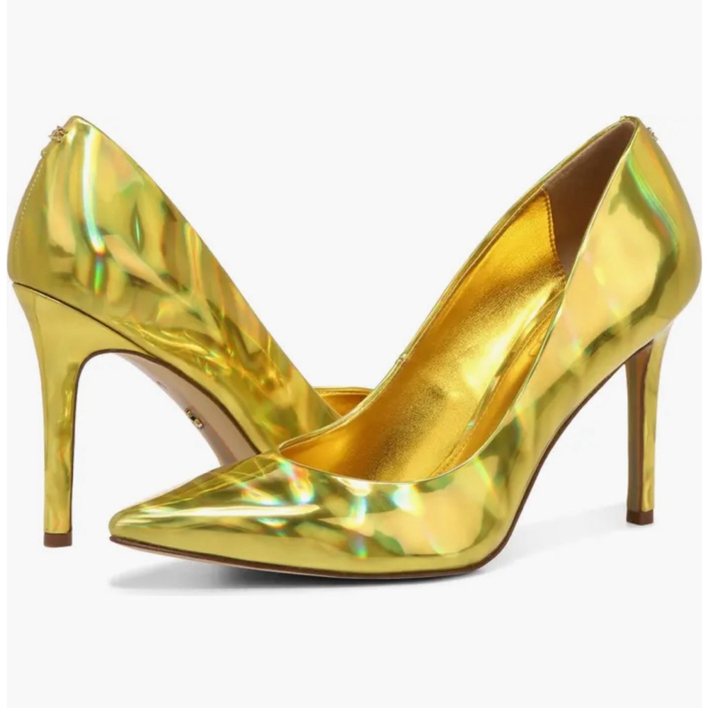 A brand new mimosa gold heels from Sam Edelman boxed pack in size 5